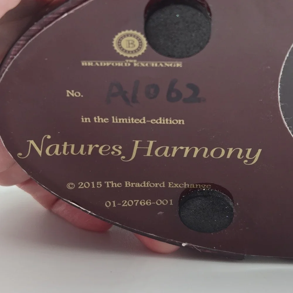 Nature's Harmony Lighted Bird Sculpture Bradford Exchange‎ Songbird Masterpiece